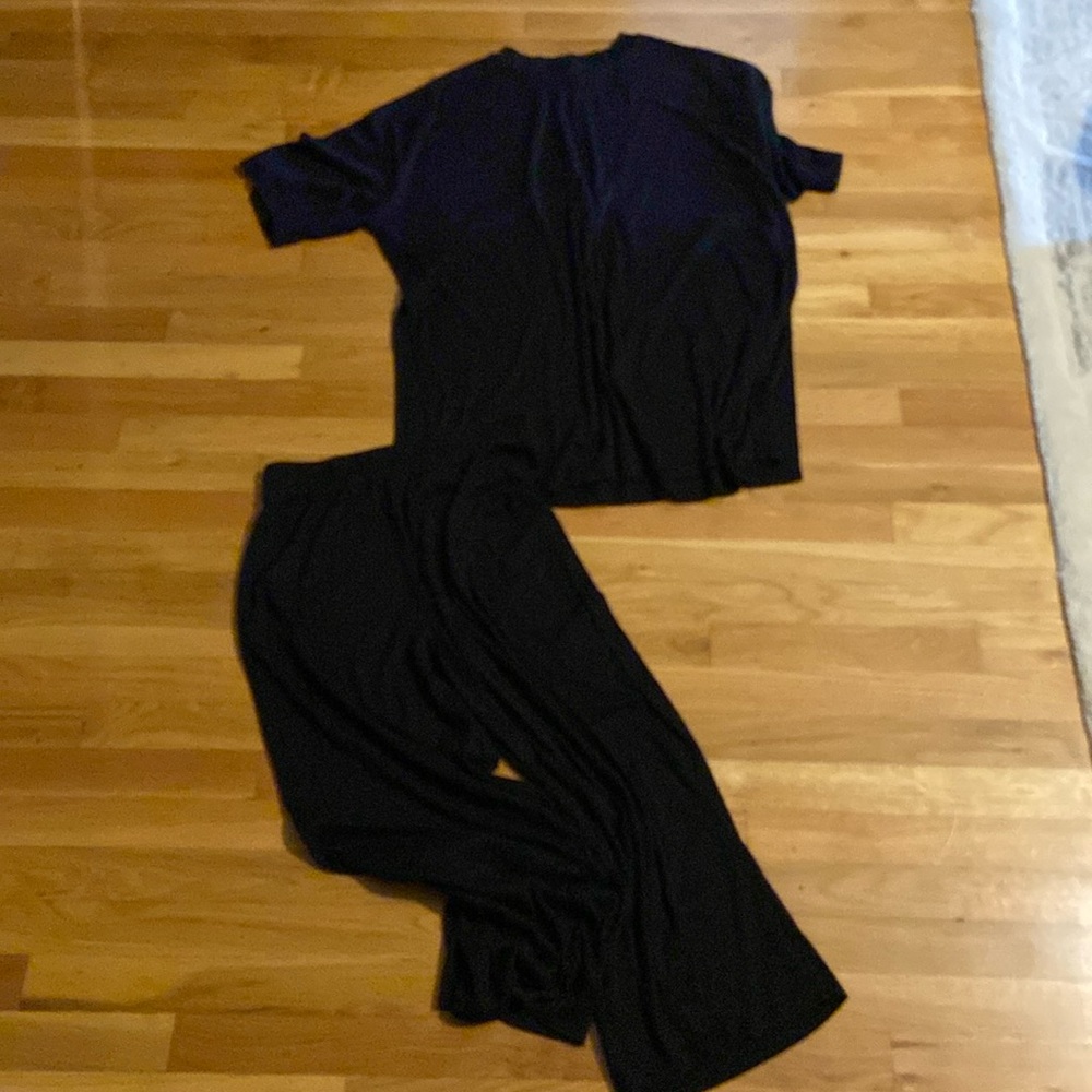 Dressed in Lala black playsuit